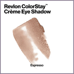Revlon sombra crema ojo Espresso, acabado brillo para destacar la mirada.