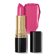 Barra de labios REVLON Super Lustrous cremosa para aplicación suave diaria.