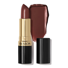 REVLON Barra de Labios Super Lustrous Rumberry: aplicación suave para labios hidratados y color intenso.