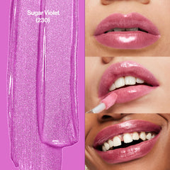 REVLON brillo labial con aplicador grande para cobertura generosa.