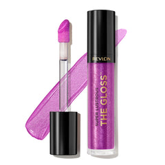 REVLON brillo labial tono violeta azucarado, hidratante y suave.