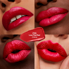 REVLON Labial Super Lustrous Love That Red, pigmentos microfinos para color intenso.