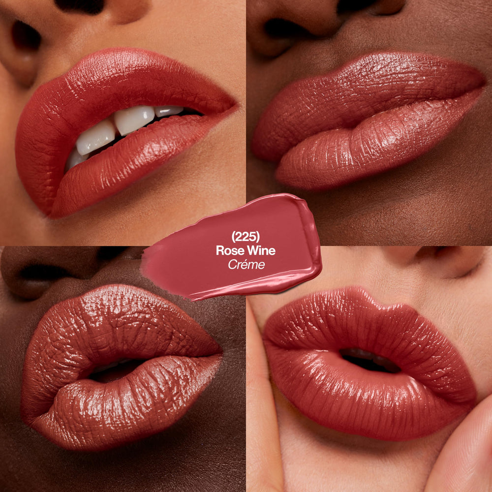 Textura cremosa de REVLON Rose Wine que desliza fácilmente.