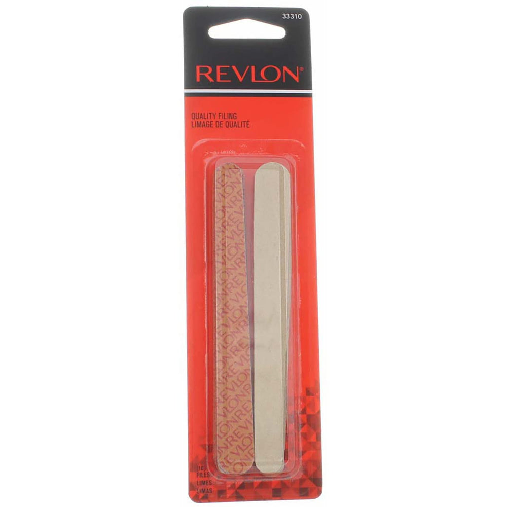 REVLON tablillas de lija grano grueso marrón para dar forma a uñas.