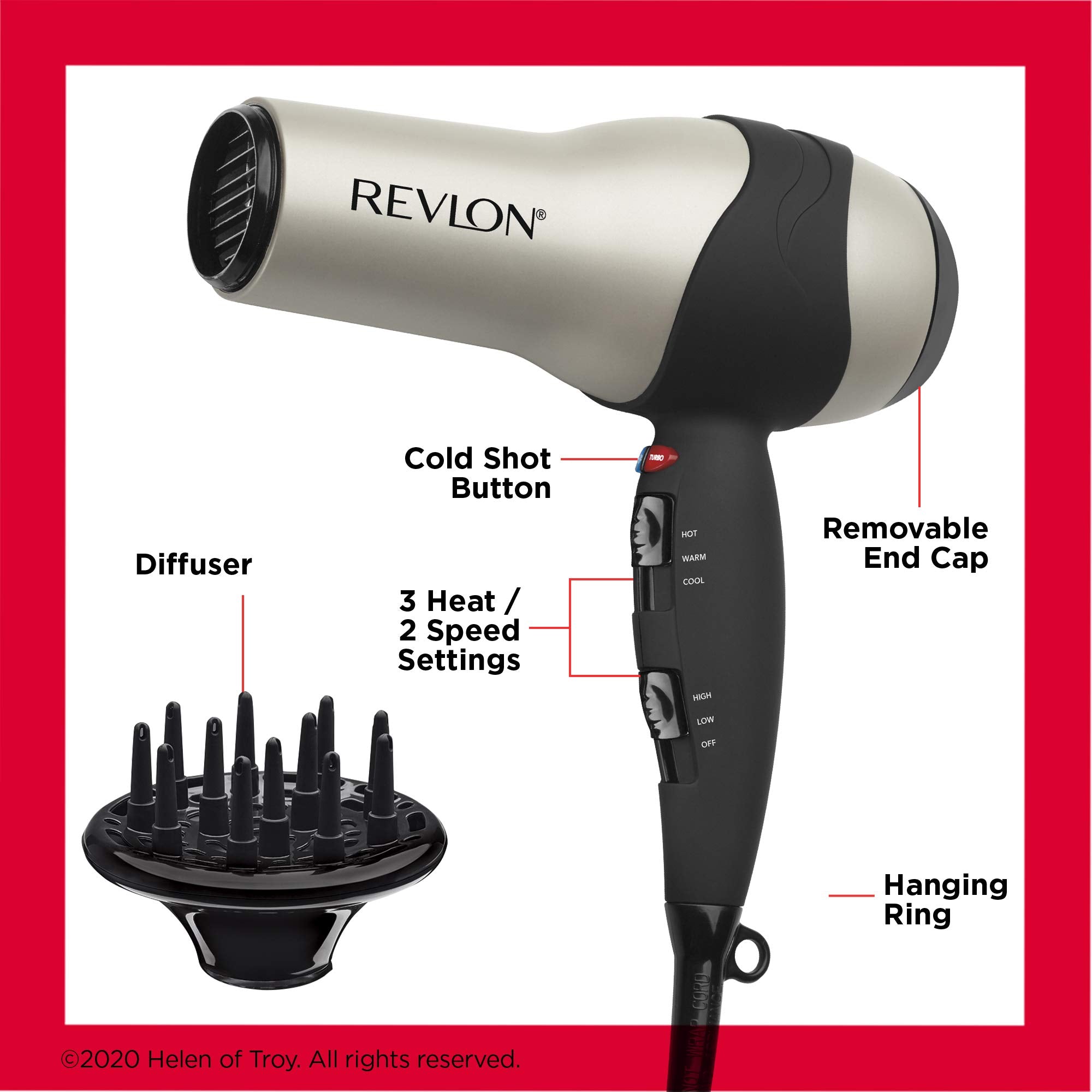 REVLON Turbo manija suave en primer plano ofrece agarre cómodo