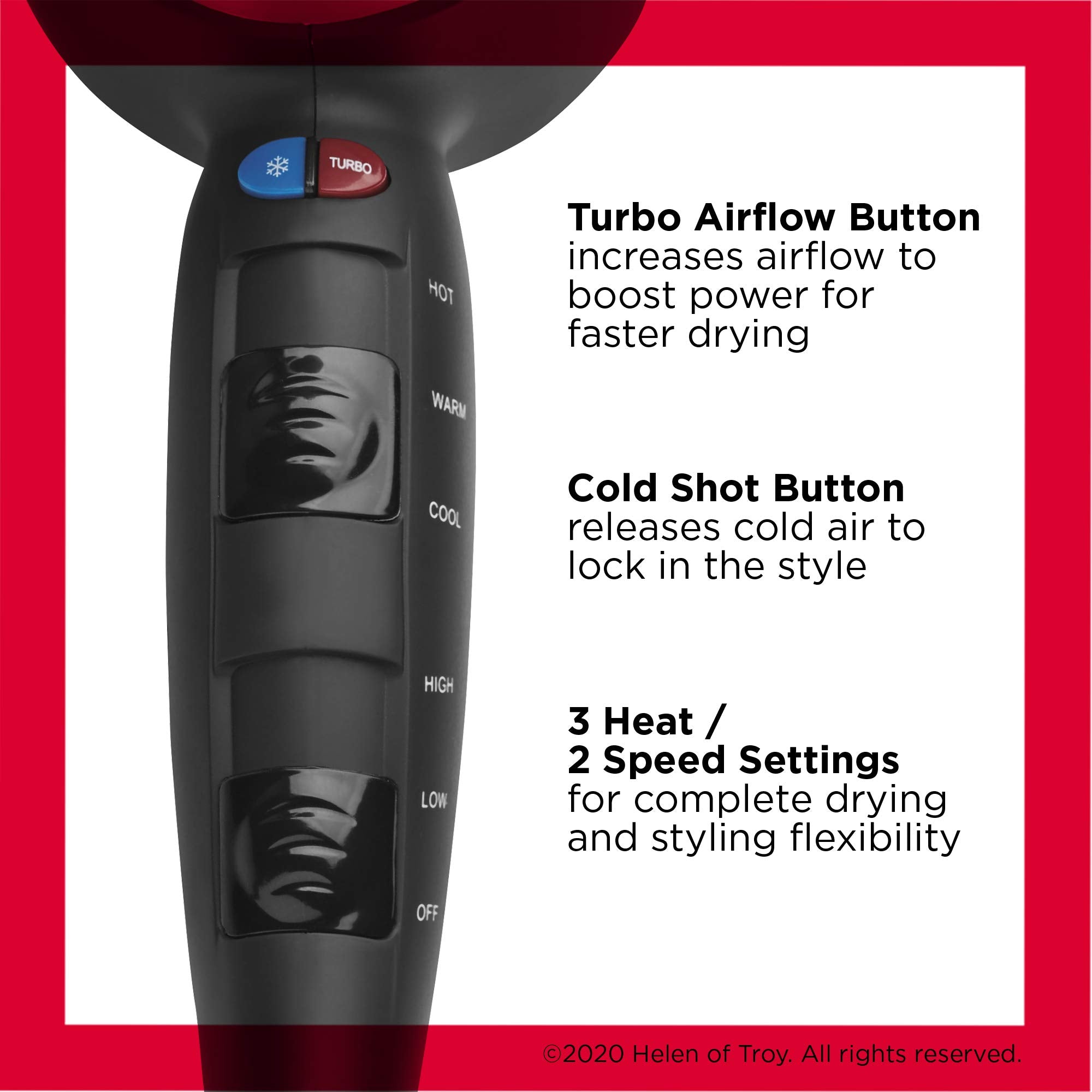 REVLON Turbo revestimiento ceramico distribuye calor de forma uniforme