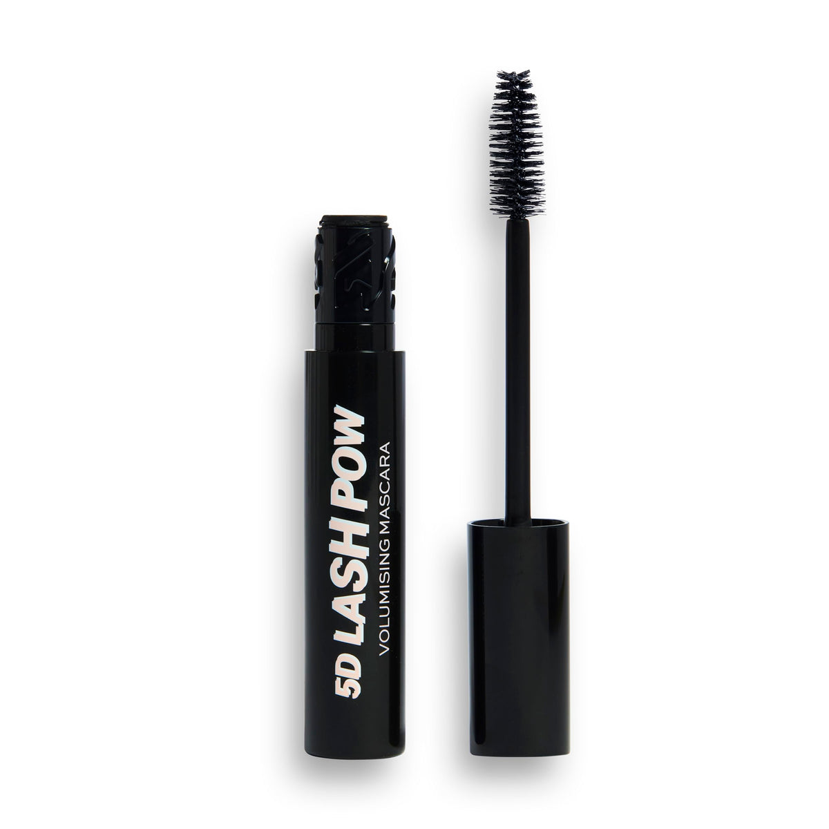 Revolución Belleza Londres 5D Lash Pow Mascara frente, definición inmediata.