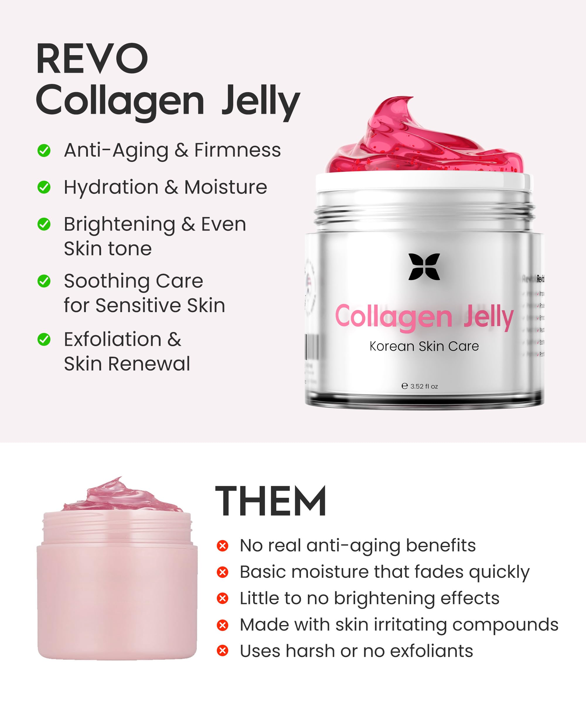 Dosis diaria de REVO Collagen Jelly para uso constante