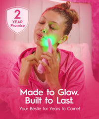 REVO Genie con luz azul para limpieza facial y mayor claridad.