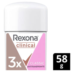 Invisible formula from Rexona Clinical Deodorant for seamless wear with no residue.