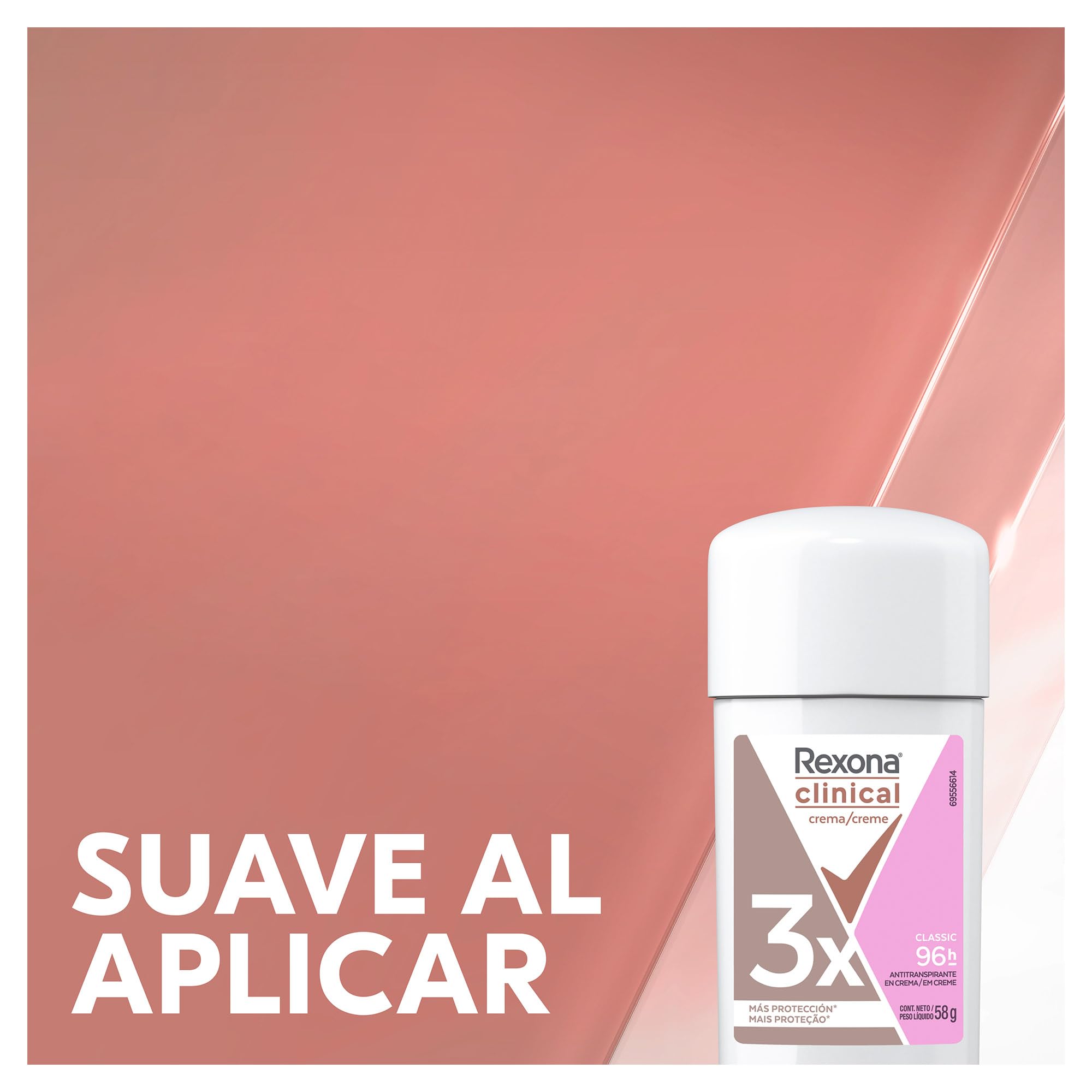 Rexona Clinical Deodorant helps prevent yellow stains and white marks on clothing.