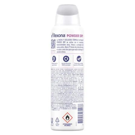 Rexona Women Powder Dry: aplicación por atomizador ofrece frescura al instante.