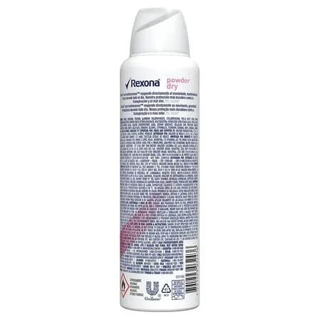 Rexona Women Powder Dry: textura polvo seco para piel suave y protección diaria.