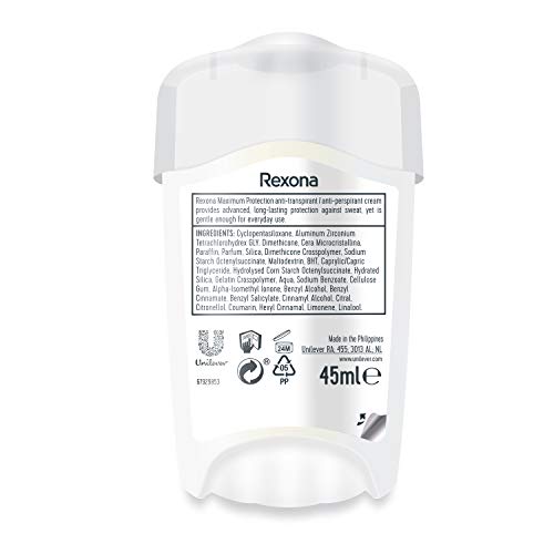 Rexona olor limpio crema antitranspirante sensible seco: aroma que perdura.