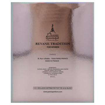 Reyane Tradition Acqua Di Parisis Venizia, frasco de 3-3oz para perfumación duradera.