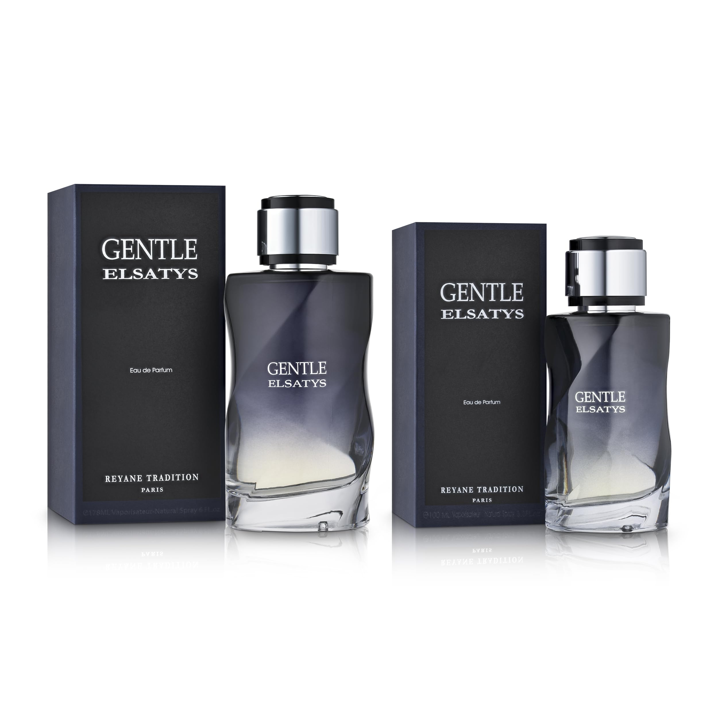 Etiqueta de Gentle Elsatys resalta la marca para ocasiones especiales.