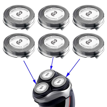 RF RollingFit HQ8 cabezas de repuesto para Aquatec compatibles con PT720 para un afeitado suave