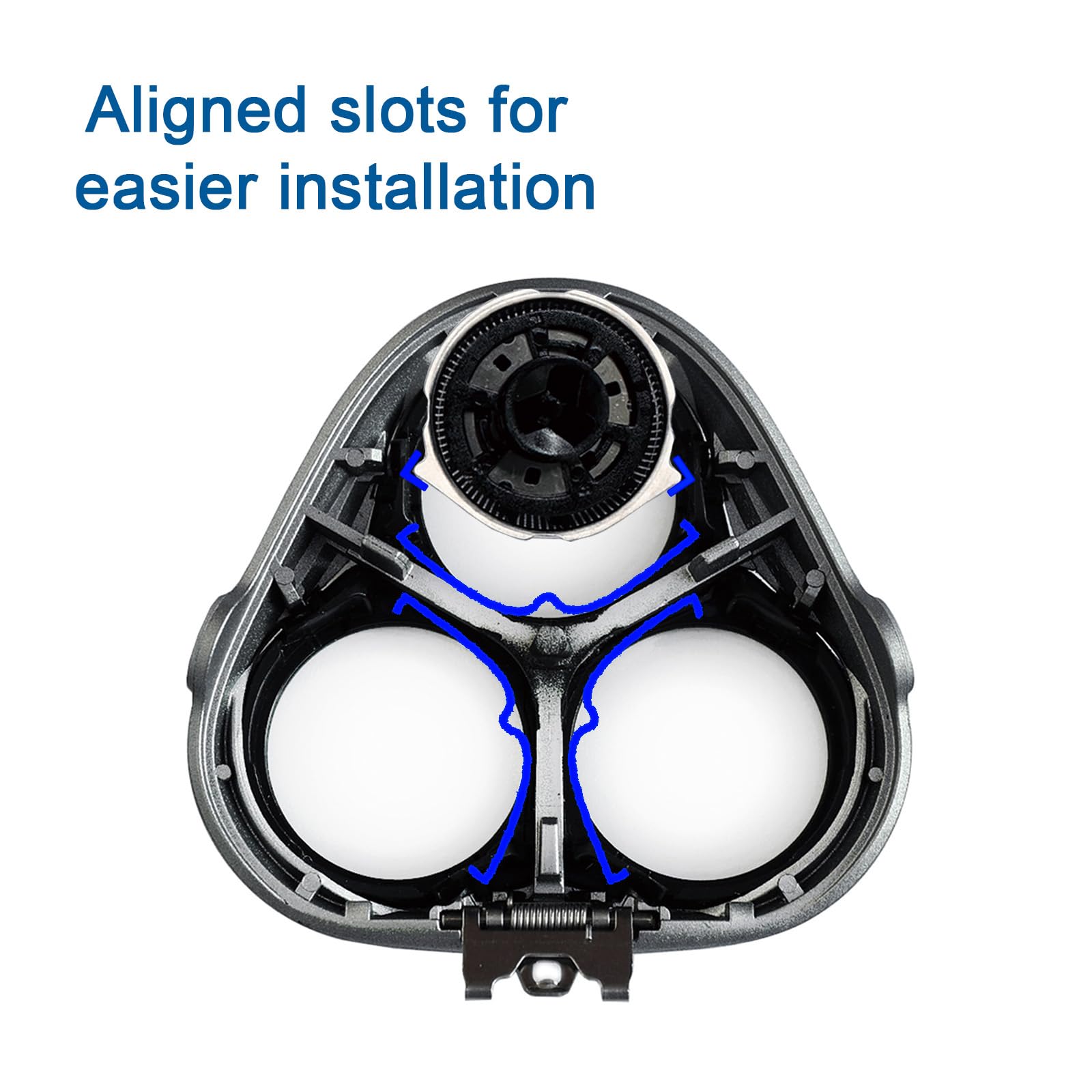 RF RollingFit HQ8: compatibilidad con modelos Philips Norelco Aquatec.