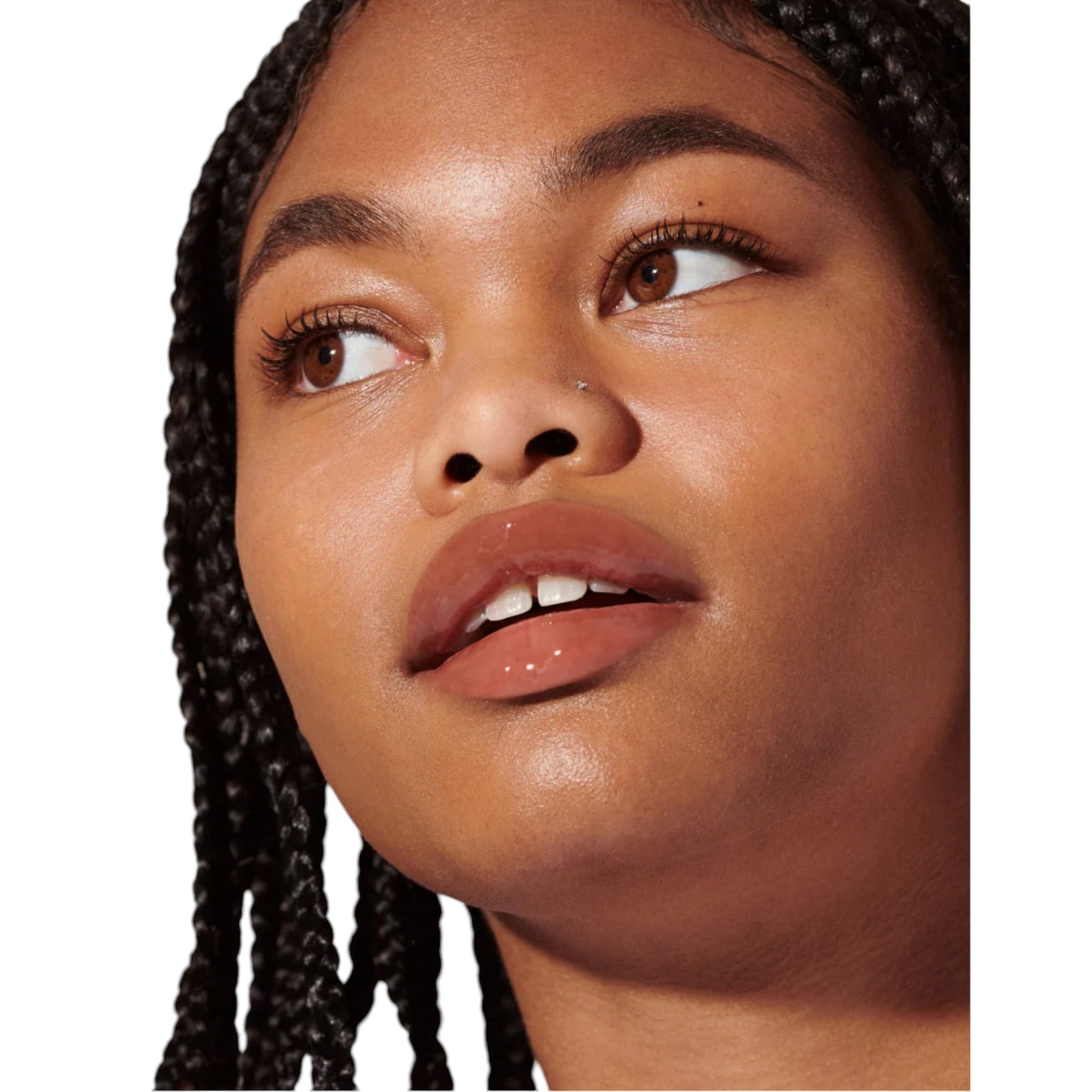 Rhode Peptide Lip Tint Toast – échantillon montrant couleur subtile et fini brillant.