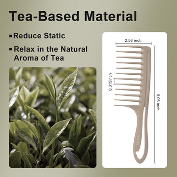 RHOS, material basado en té, aroma suave durante el peinado.