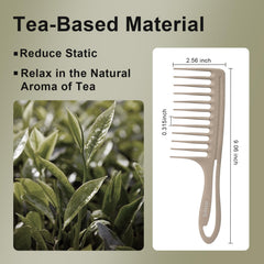 RHOS, material basado en té, aroma suave durante el peinado.