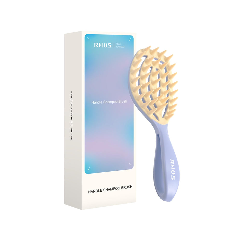 RHOS masajeador cuero cabelludo con diseño ergonómico para lavado cómodo