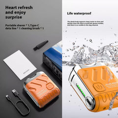 Rhycoma Skywortl Mini Afeitadora diseño compacto para viajes
