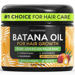RICHGRAND Aceite de Batana para crecimiento capilar y brillo.