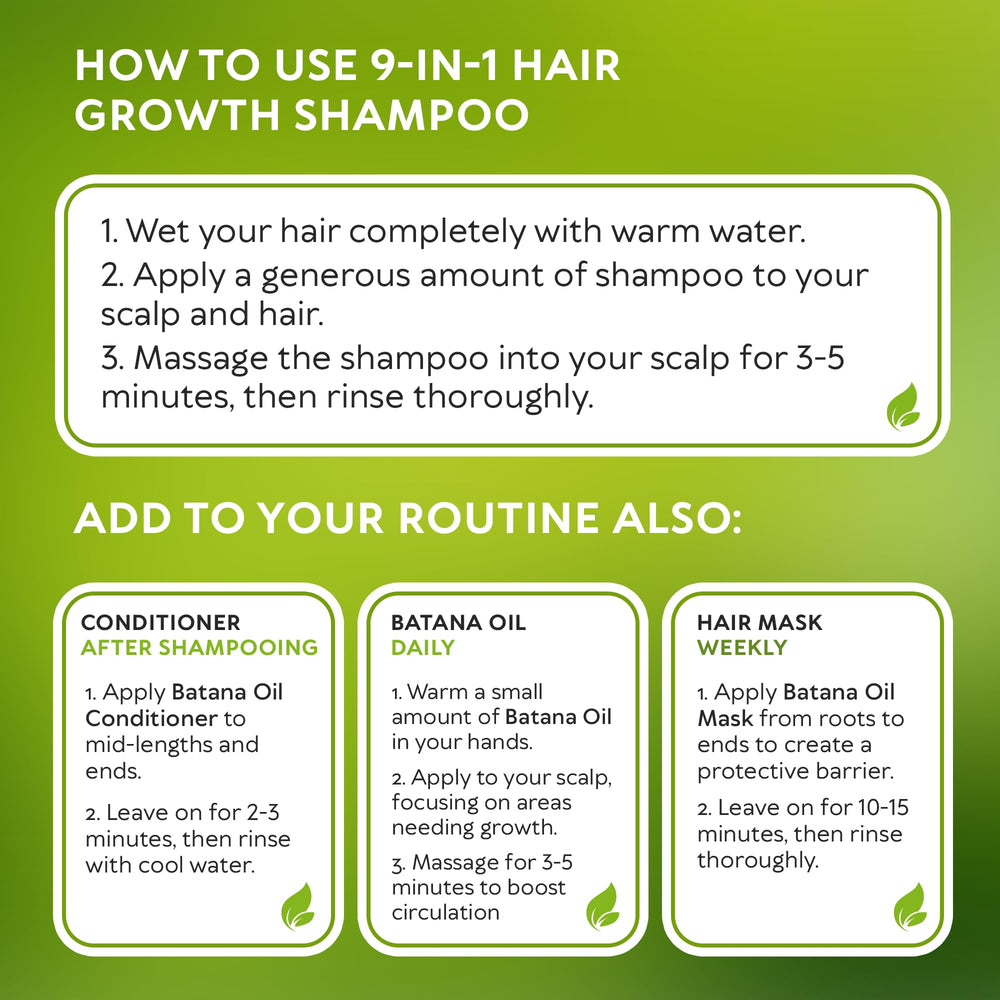 RICHGRAND Batana Oil Shampoo ingredientes naturales para cabello sano.