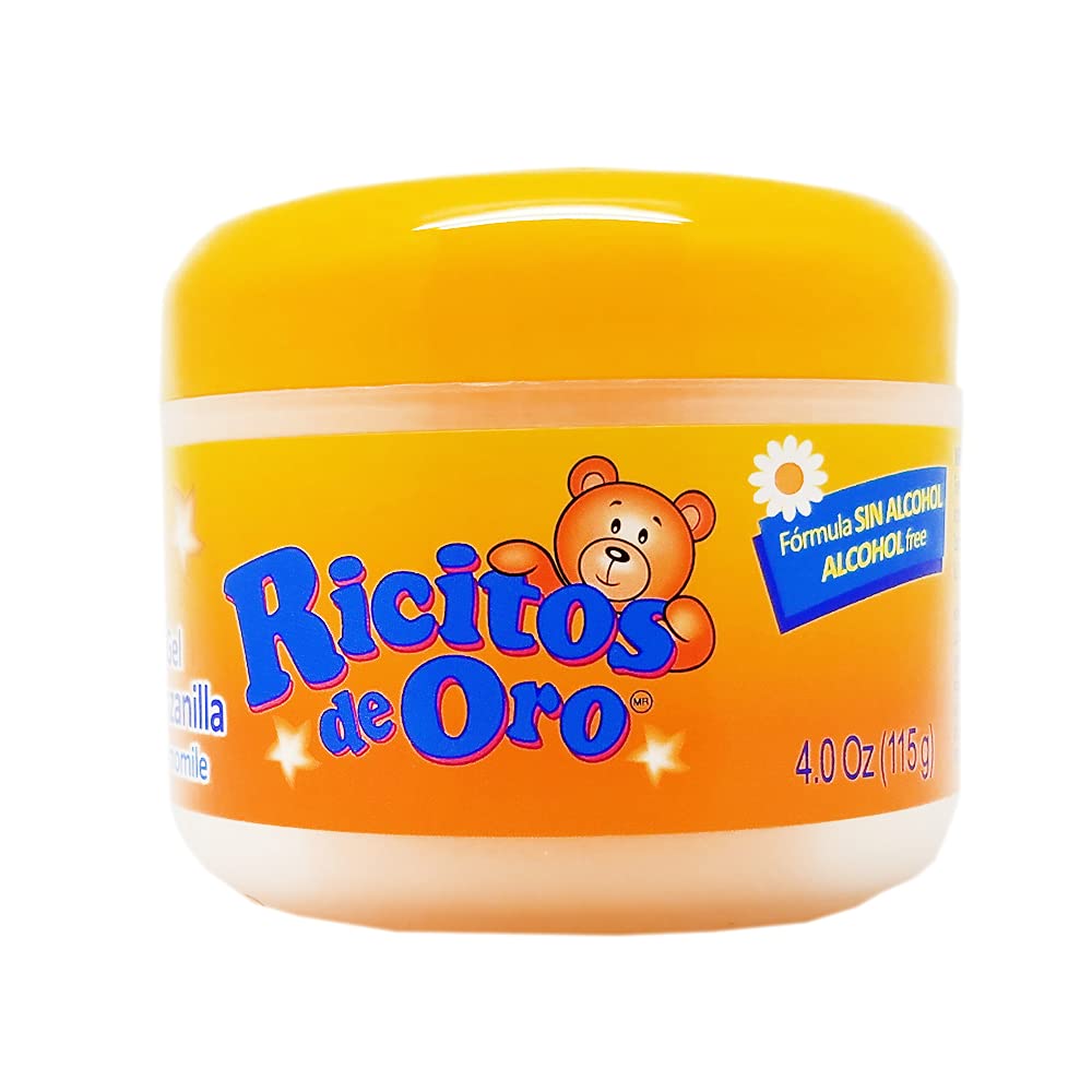Ricitos de Oro gel manzanilla, textura ligera para peinar sin grasa