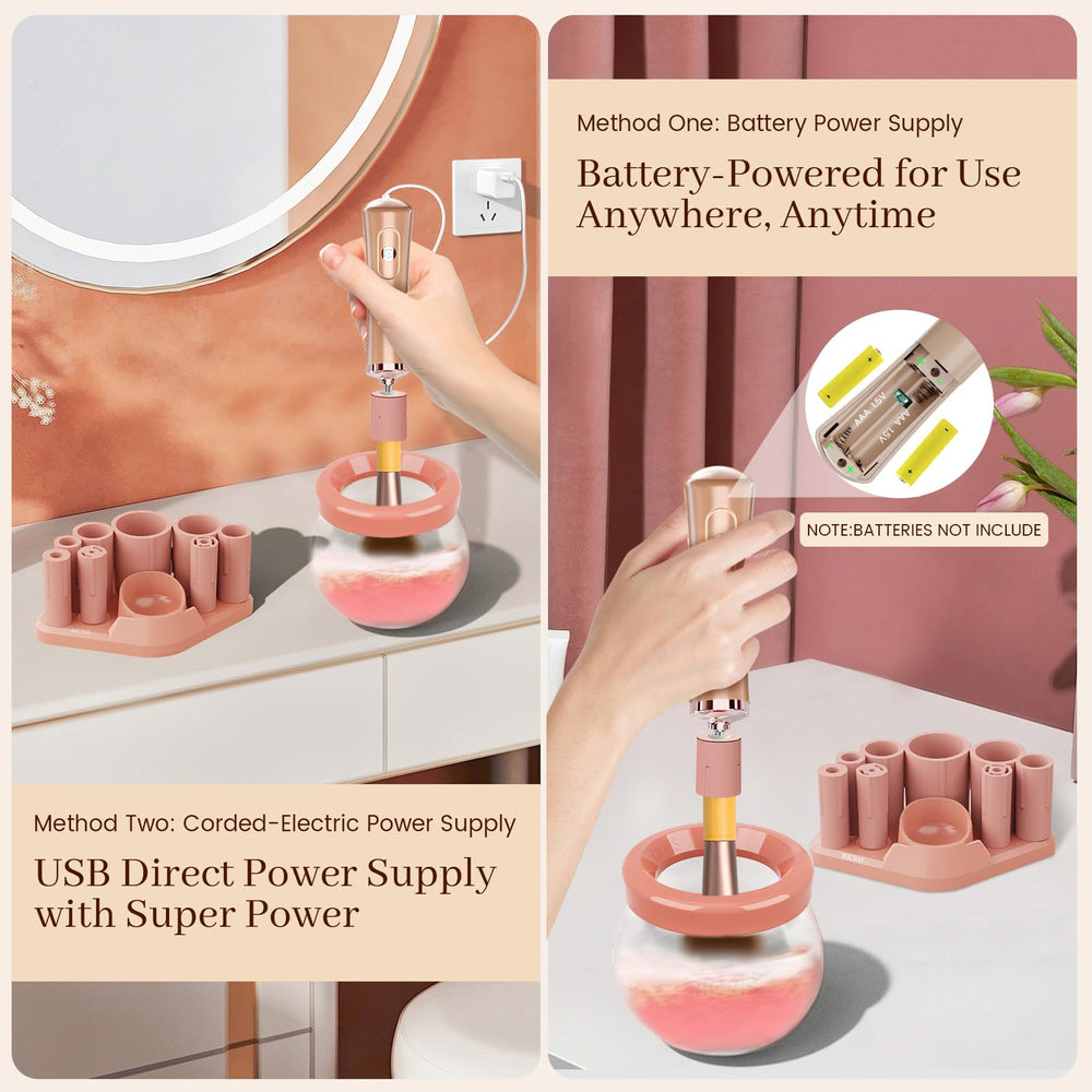 RICRIS opciones de alimentacion USB y bateria, ideal para casa o viaje.