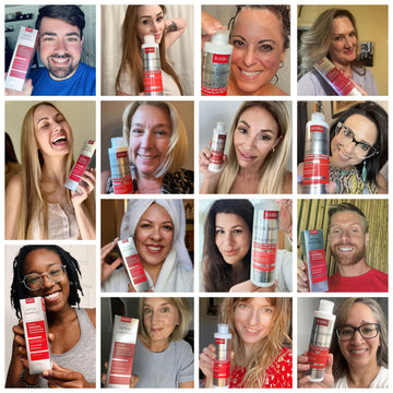 Rida desintoxicante champú: eliminación de residuos y metales para cabello ligero.