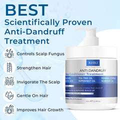 Rida Hair aceite arbol de te para calmar el cuero cabelludo.