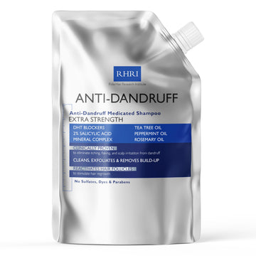 Rida Hair Research Institute champú anticaspa medicado en botella para cuero cabelludo