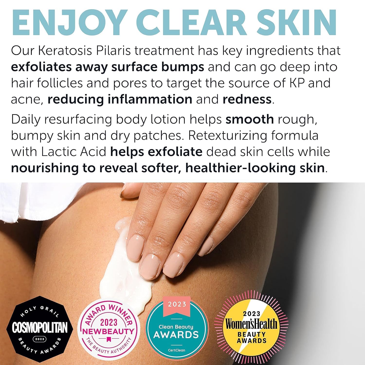 Rida KP Bump Eraser foams softly, leaving skin nourished