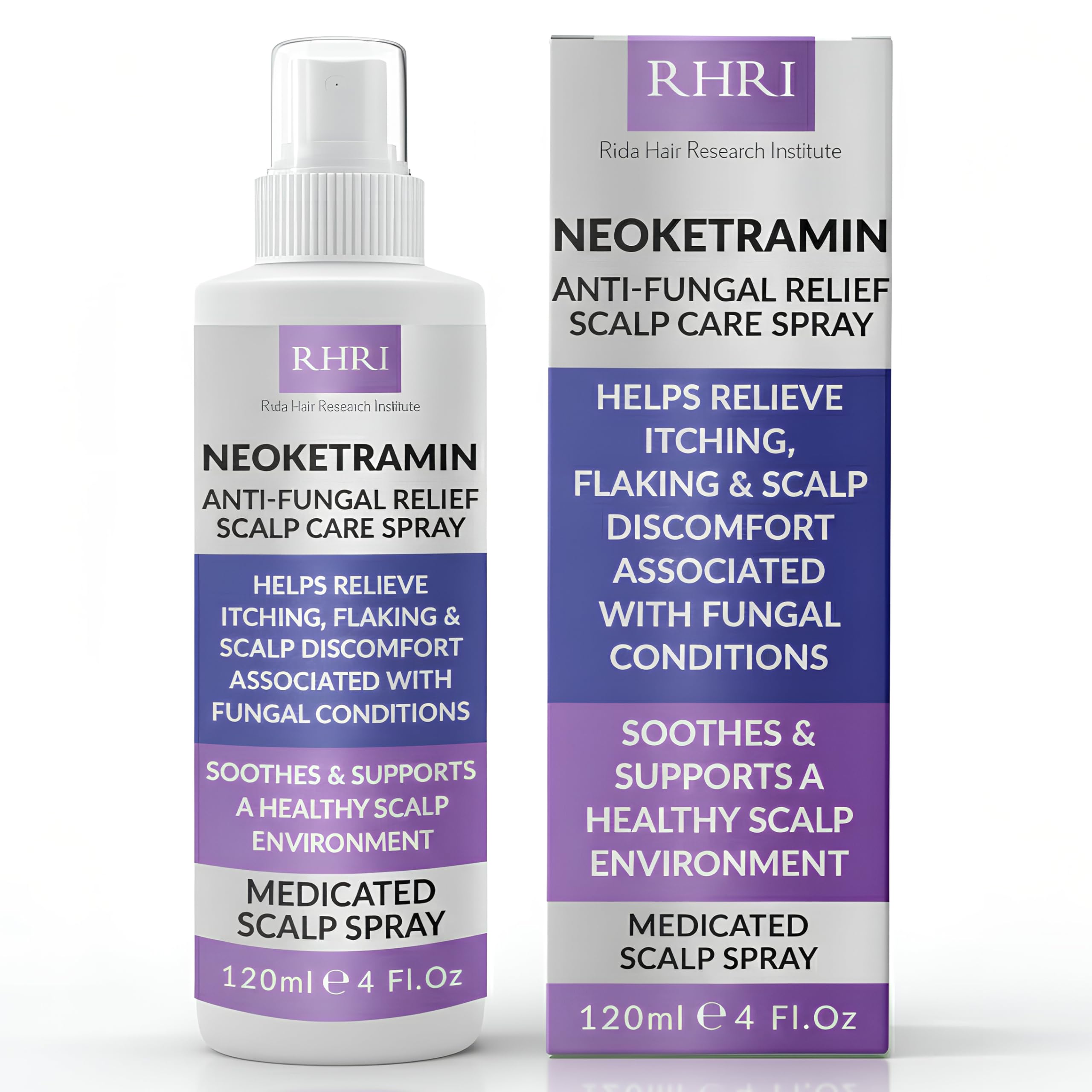 Rida Neoketramin spray cuir chevelu anti-pelliculaire apaise les démangeaisons