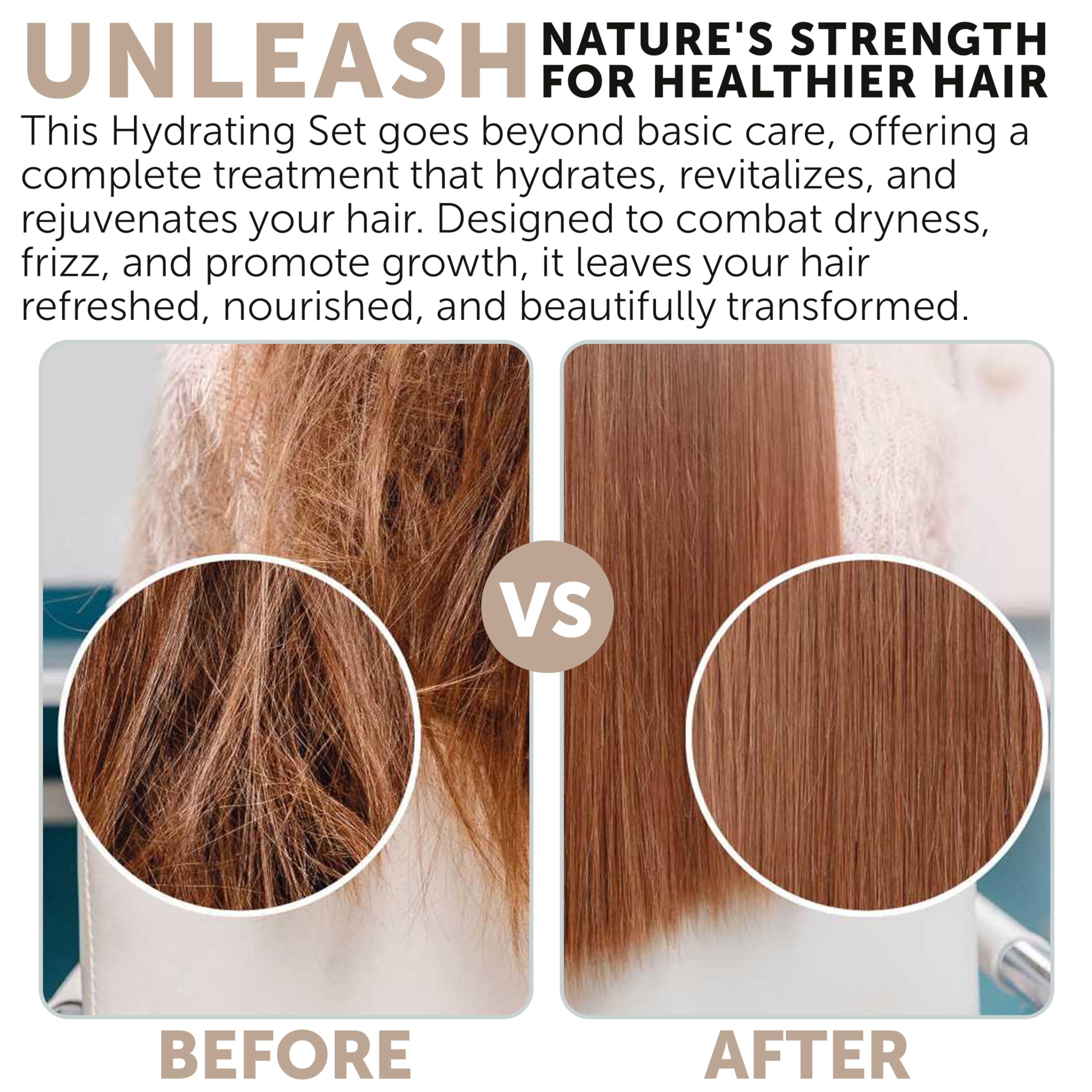 Aporta volumen al cabello fino gracias a la hidratación ligera de Rida.