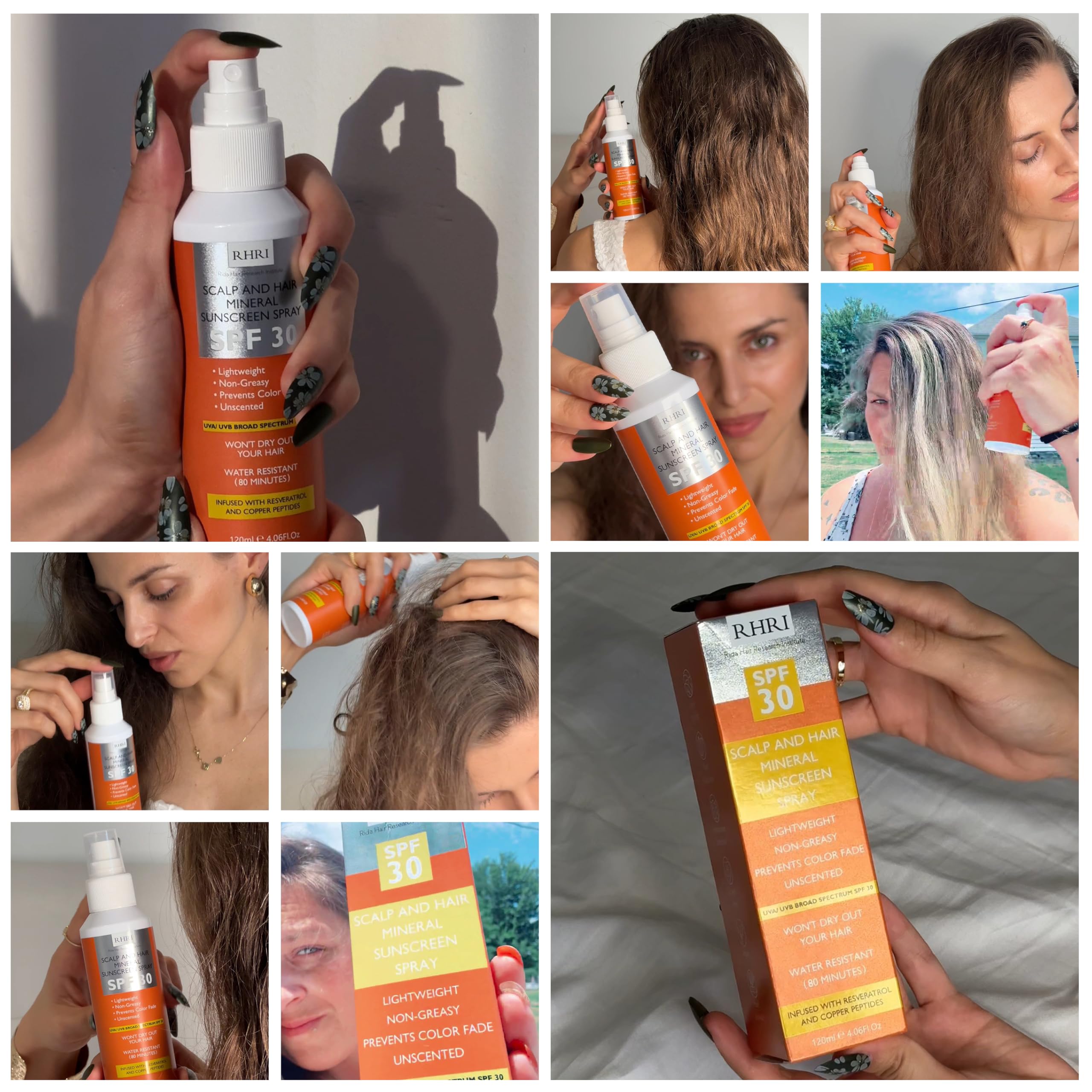 Rida Hair Research Institute Protección diaria para cabello expuesto al sol.