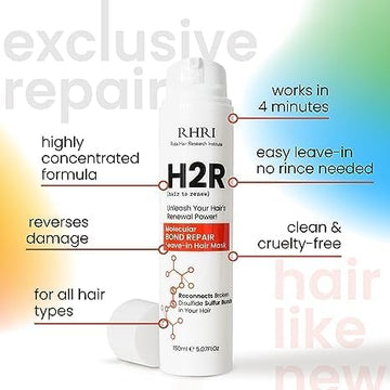 Rida Hair Research Institute mascarilla, reparación rápida en 3 minutos para cabello más sano.