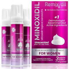 Minoxidil de Rida Hair: bote de espuma para aplicación diaria sin fragancia