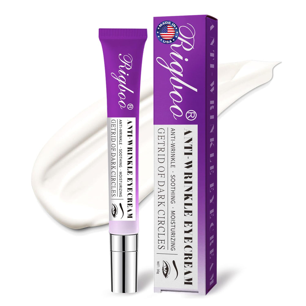 RIGBOO Eye Cream with 5 Percent Niacinamide brightens under eyes and refines texture