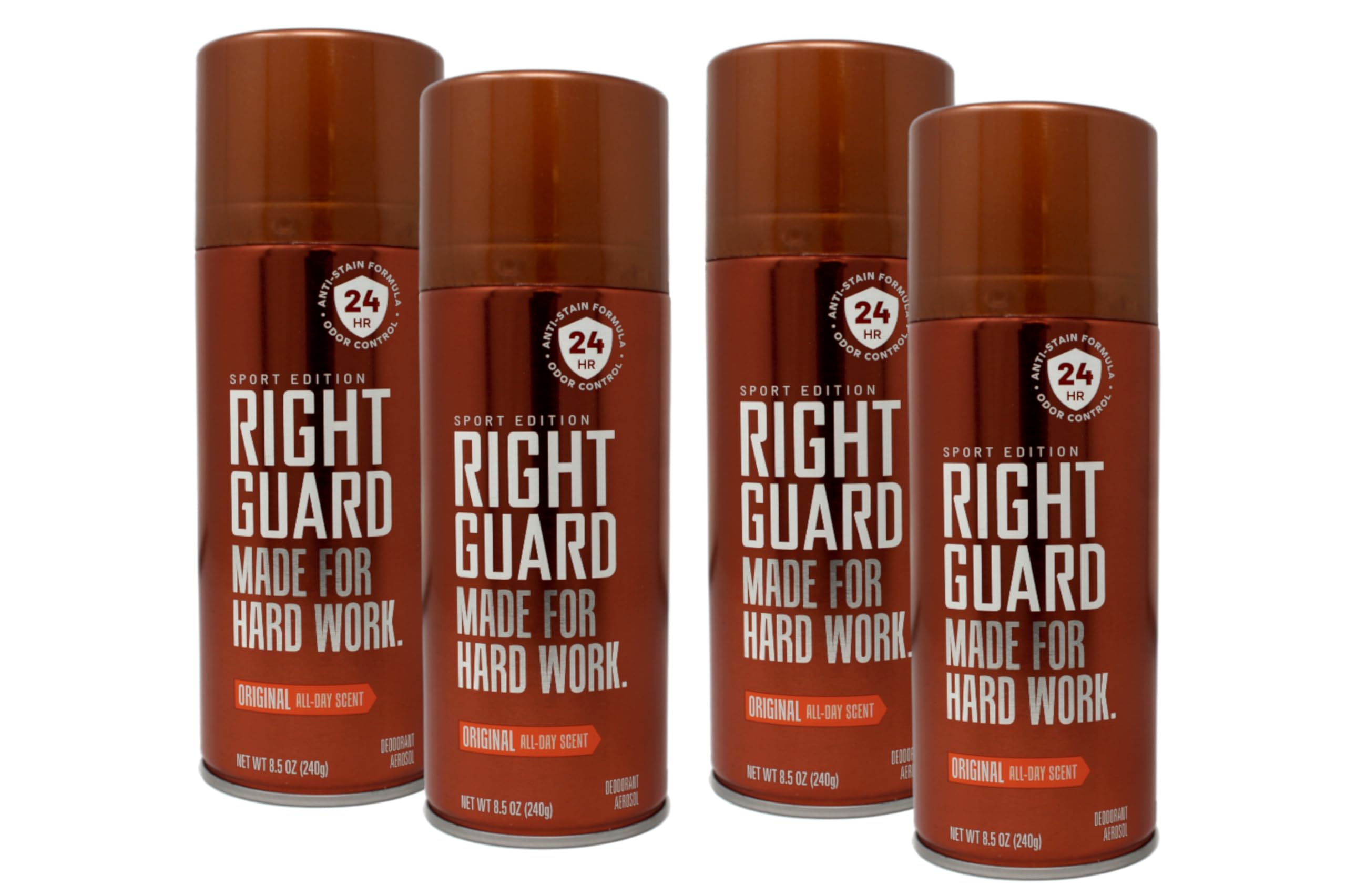 Right Guard Déodorant Spray Original, bouteille prête à l’emploi et fraîcheur durable.
