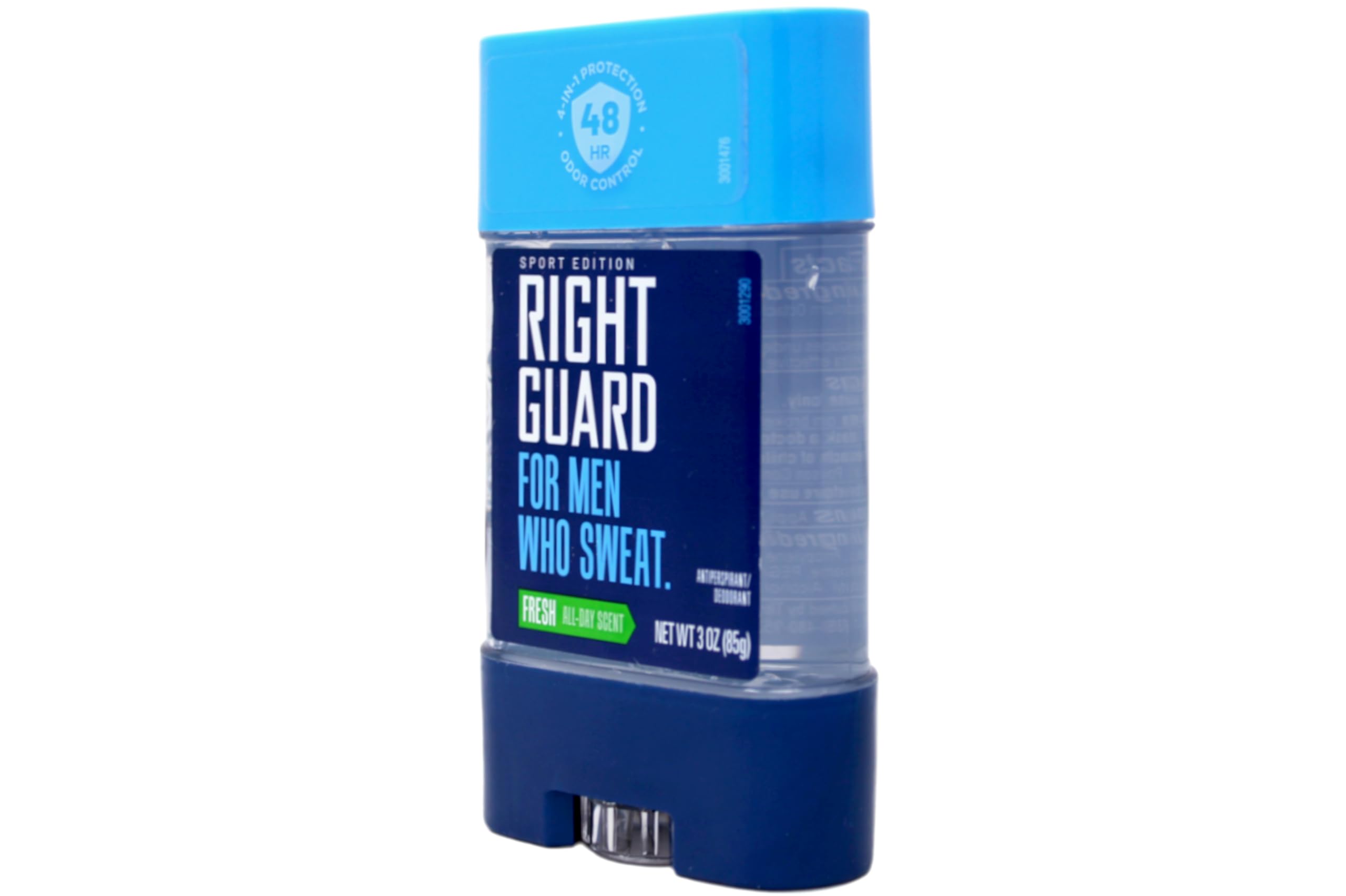 Right Guard paquete 5 desodorantes gel claro para protección diaria.