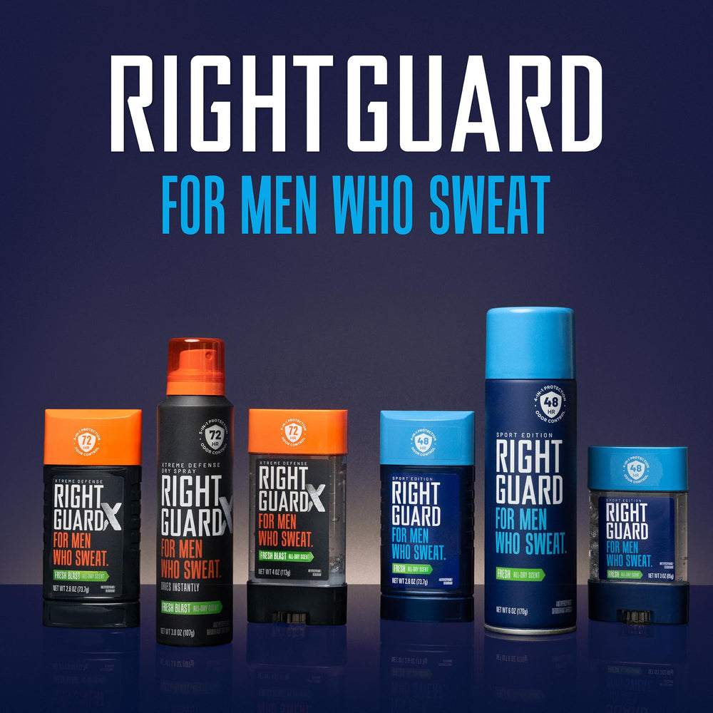Right Guard Sport confianza diaria gracias a protección antitranspirante