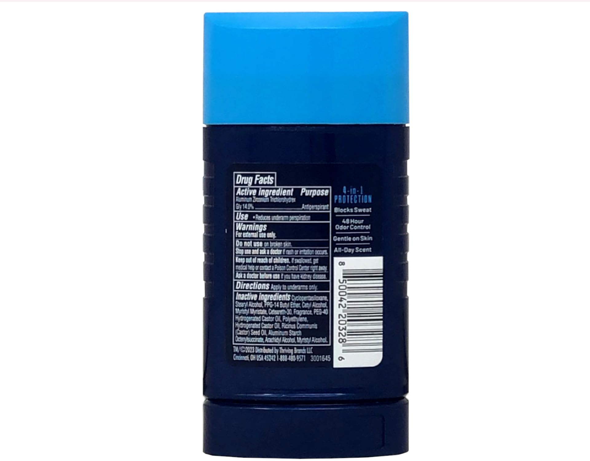 Right Guard Sport Fresh Invisible Solid, textura del desodorante para uso diario
