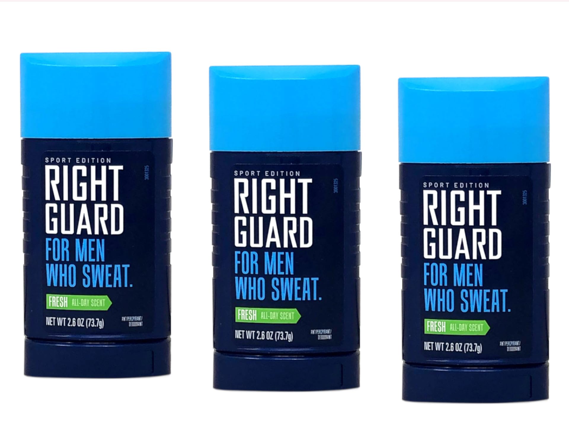 Aplicacion del desodorante solido invisible Right Guard para dias activos