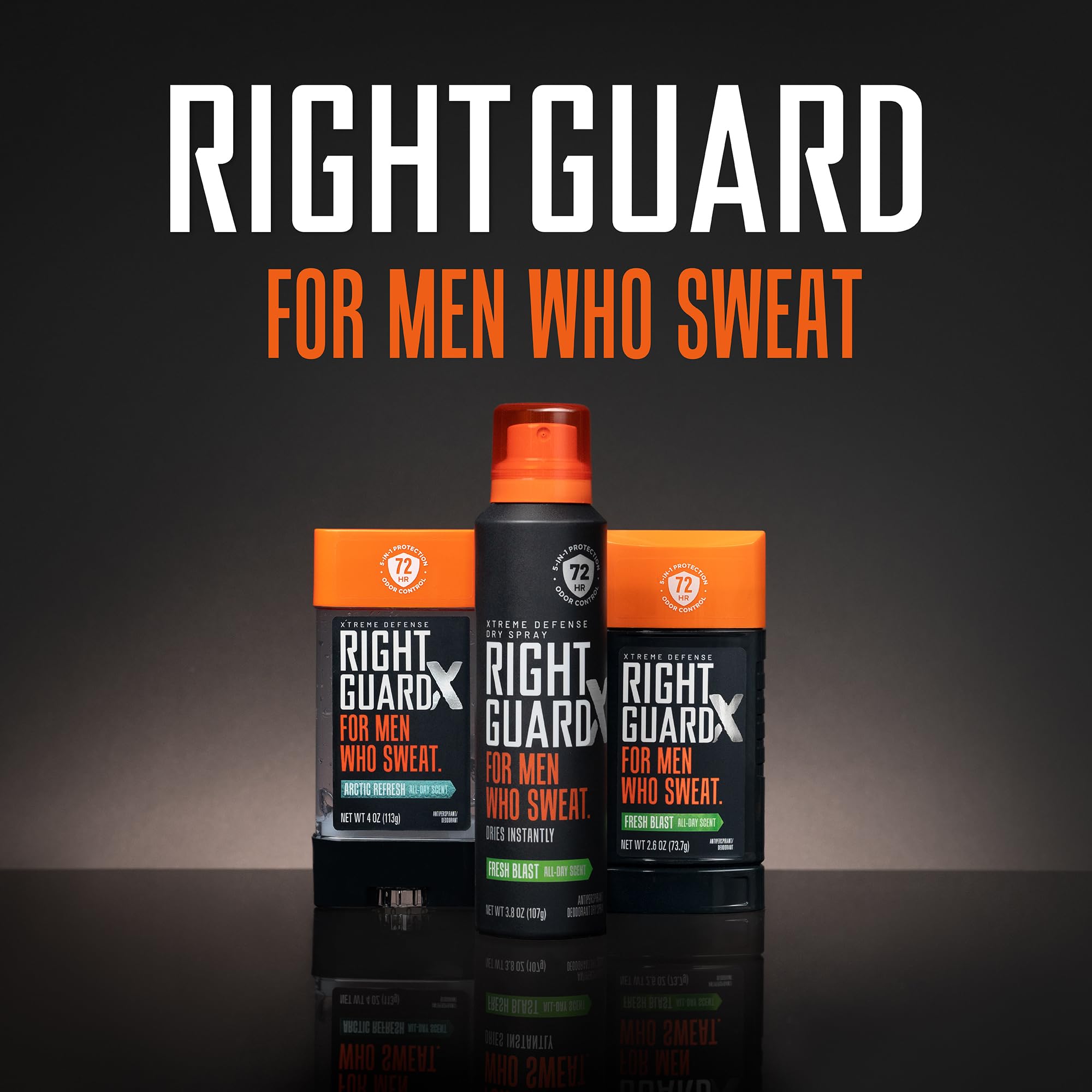 Right Guard Xtreme Defense frescura diaria duradera