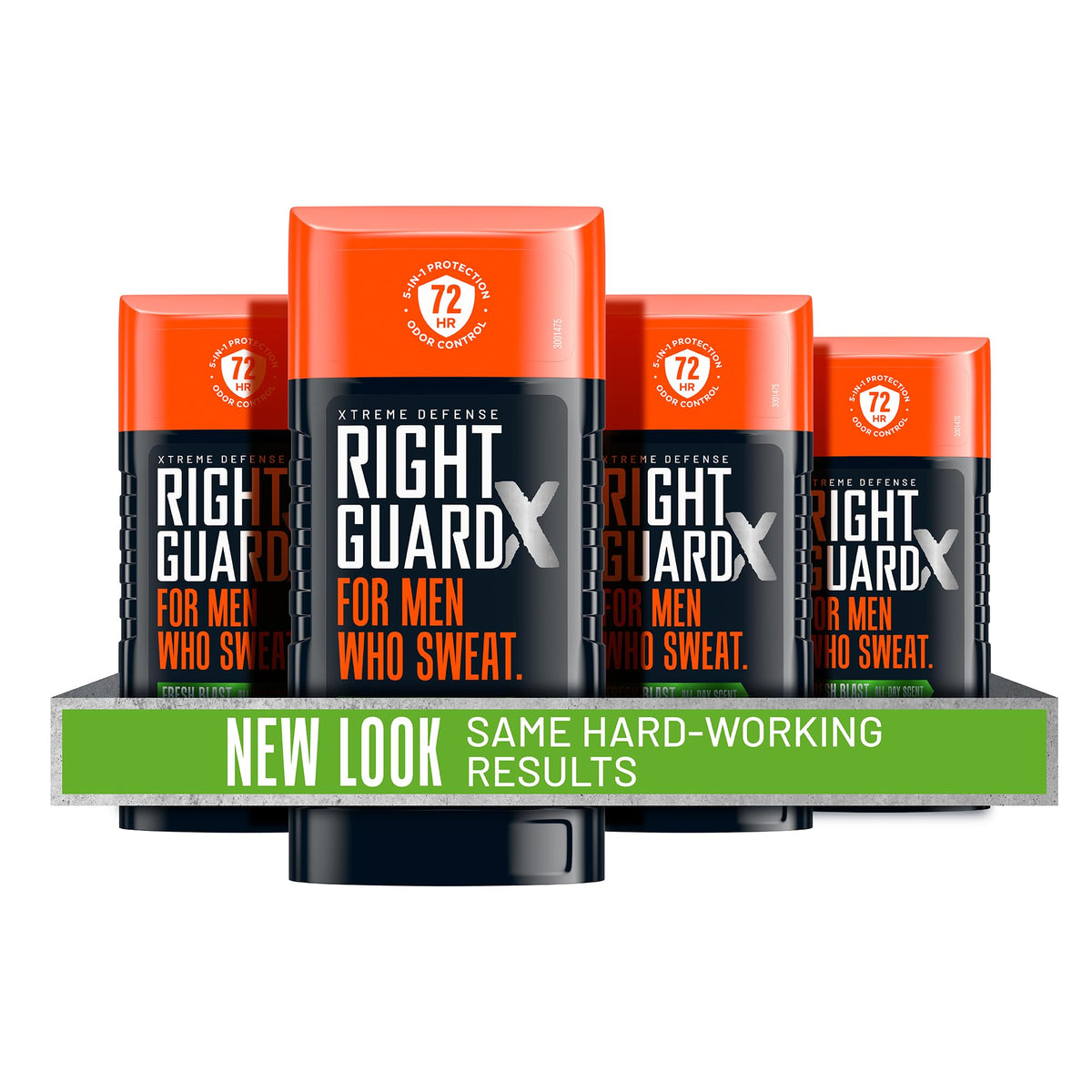 Right Guard Xtreme Defense desodorante invisible sólido con fragancia fresca para uso diario