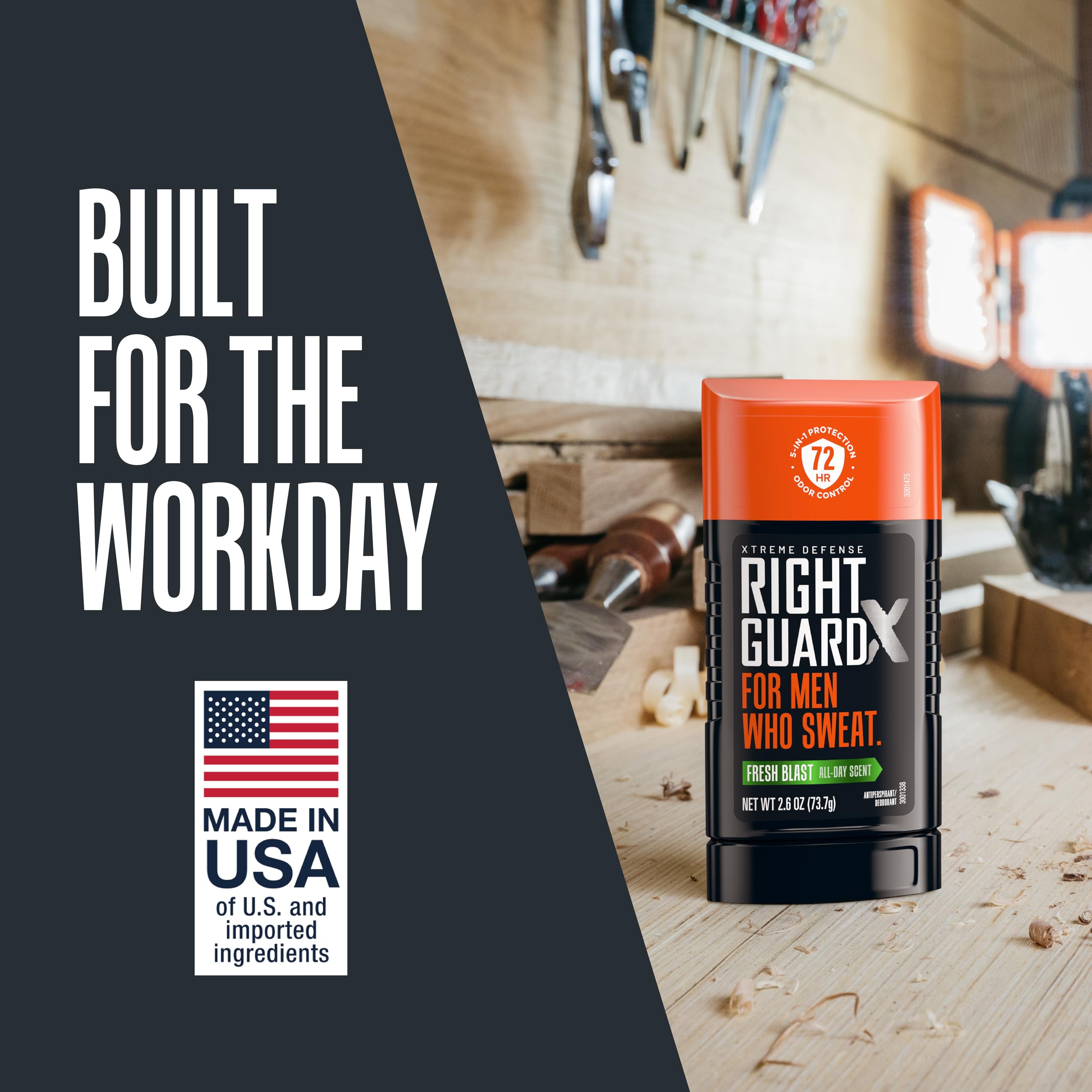 Right Guard Xtreme Defense pack-4-unidades para ahorro