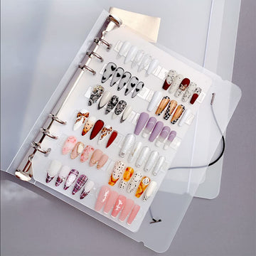 Rikolto Organizador de uñas pegadas para ordenar y proteger las uñas postizas